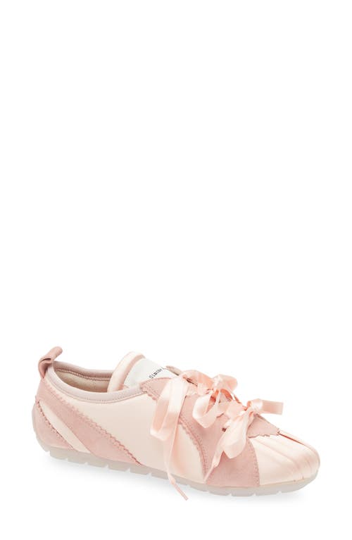 Simone Rocha Lace-up Ballet Shoes In Pink