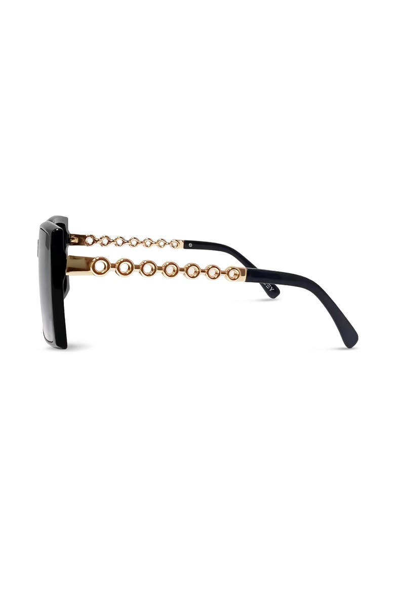 The Farrah Sunglasses, Alternate, color, Black
