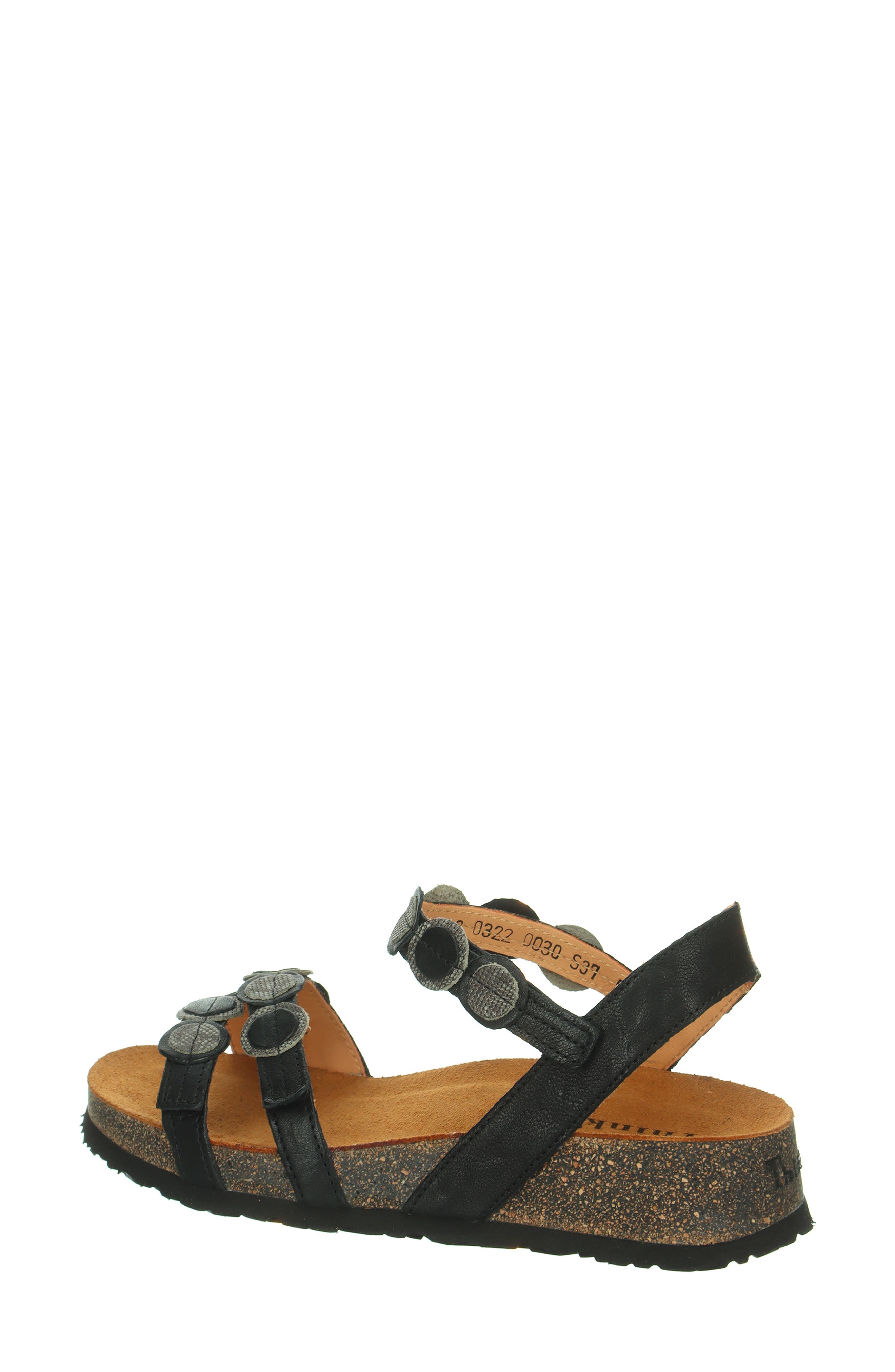 Think! Koak Ankle Strap Sandal, Alternate, color, Black