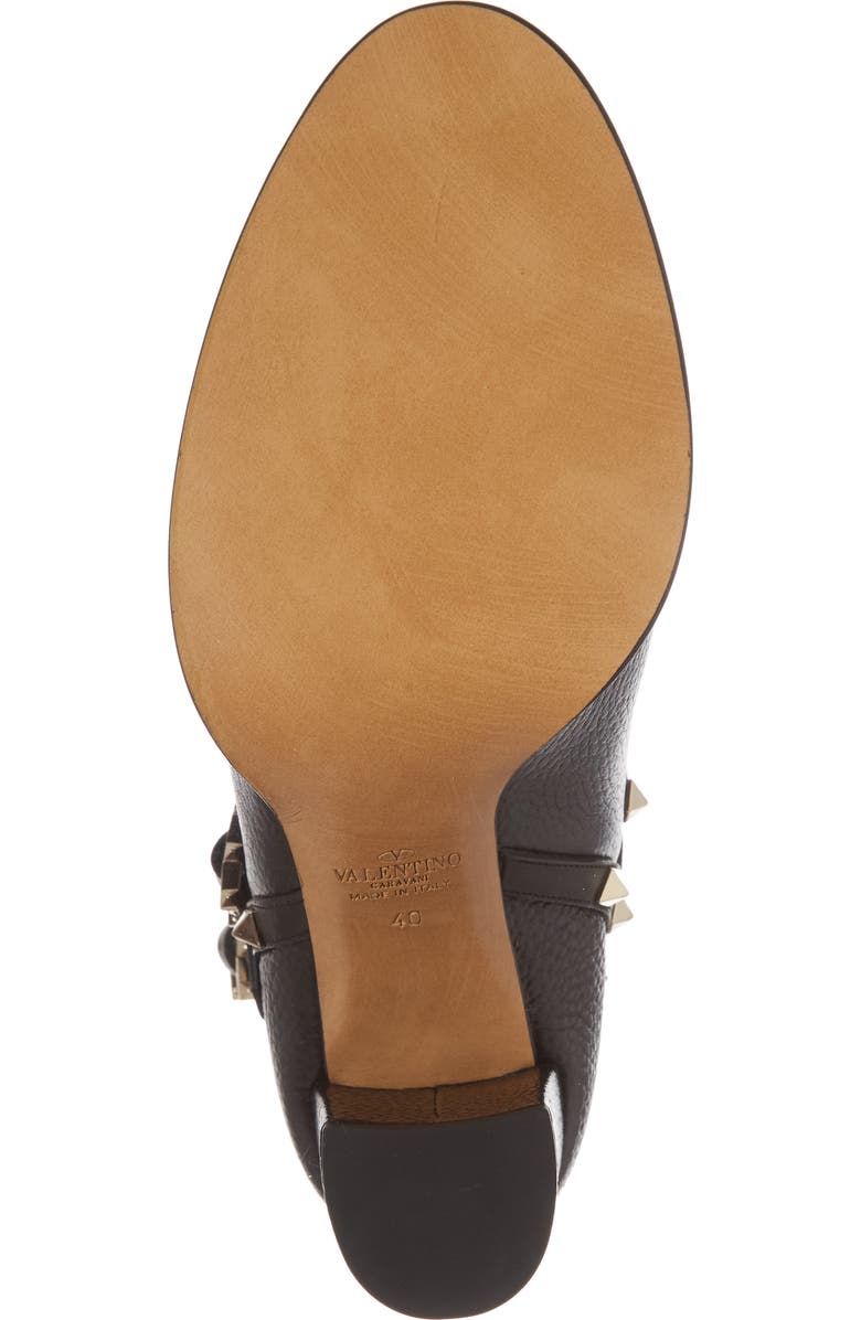 Valentino Garavani Rockstud Block Heel Bootie, Alternate, color,