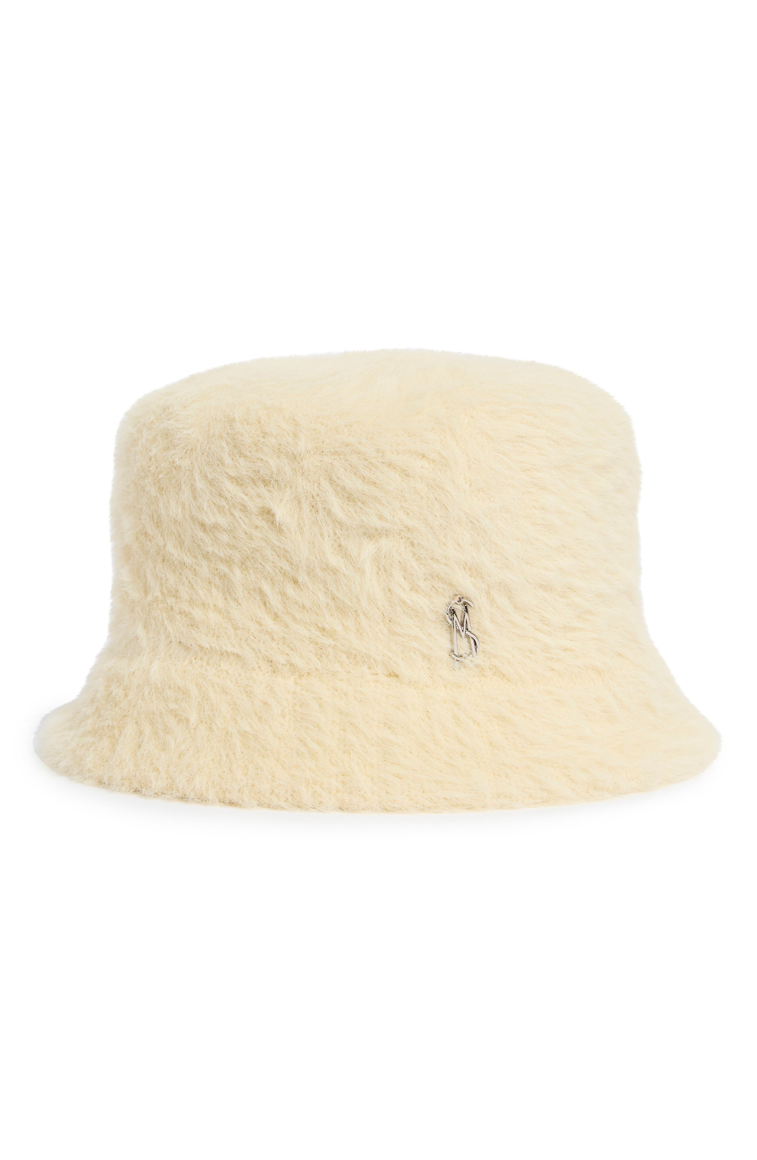 Steve Madden Soft Fuzzy Bucket Hat