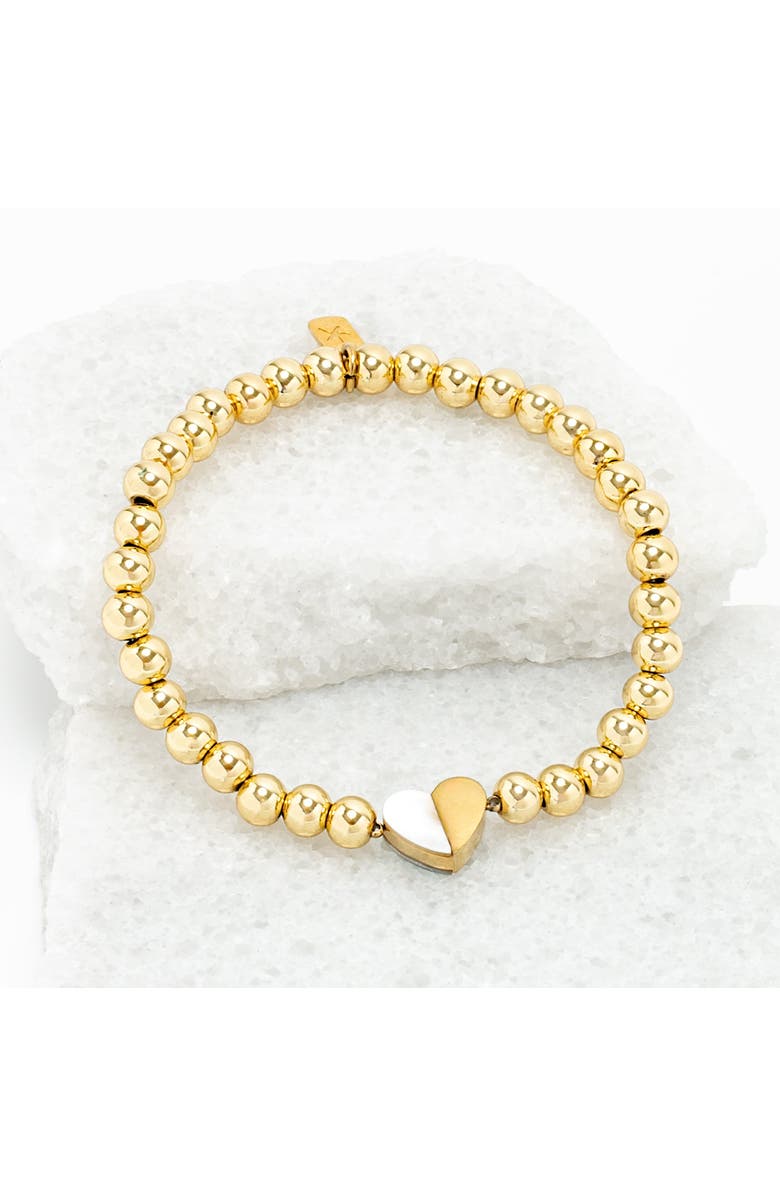 Starfish Project Give Hope Beaded Bracelet, Main, color, Gold