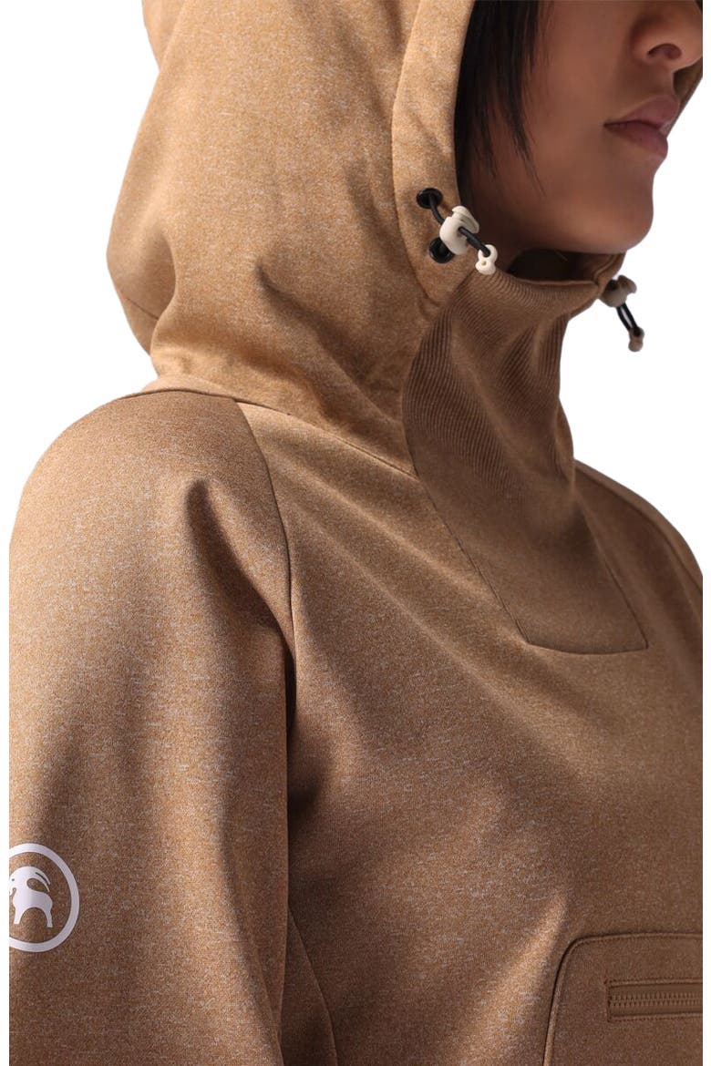 Meltdown Water-Resistant Hoodie - Women's, Alternate, color, Bistre