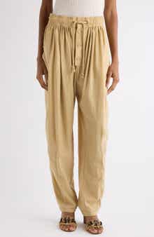 Falcona Gathered Tapered Pants