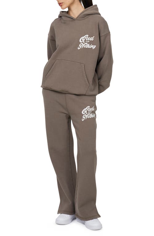 Good For Nothing Funk Relaxed Flared Jogger In Gray