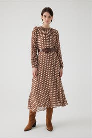 Exquise Alaina Chiffon Midi Dress