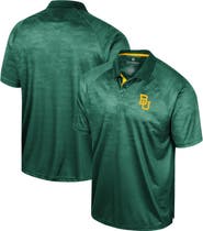 COLOSSEUM Men's Colosseum Green Baylor Bears Honeycomb Raglan Polo