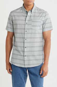Union Print UB Tech Short Sleeve Stretch Aero Mesh Button-Up Shirt
