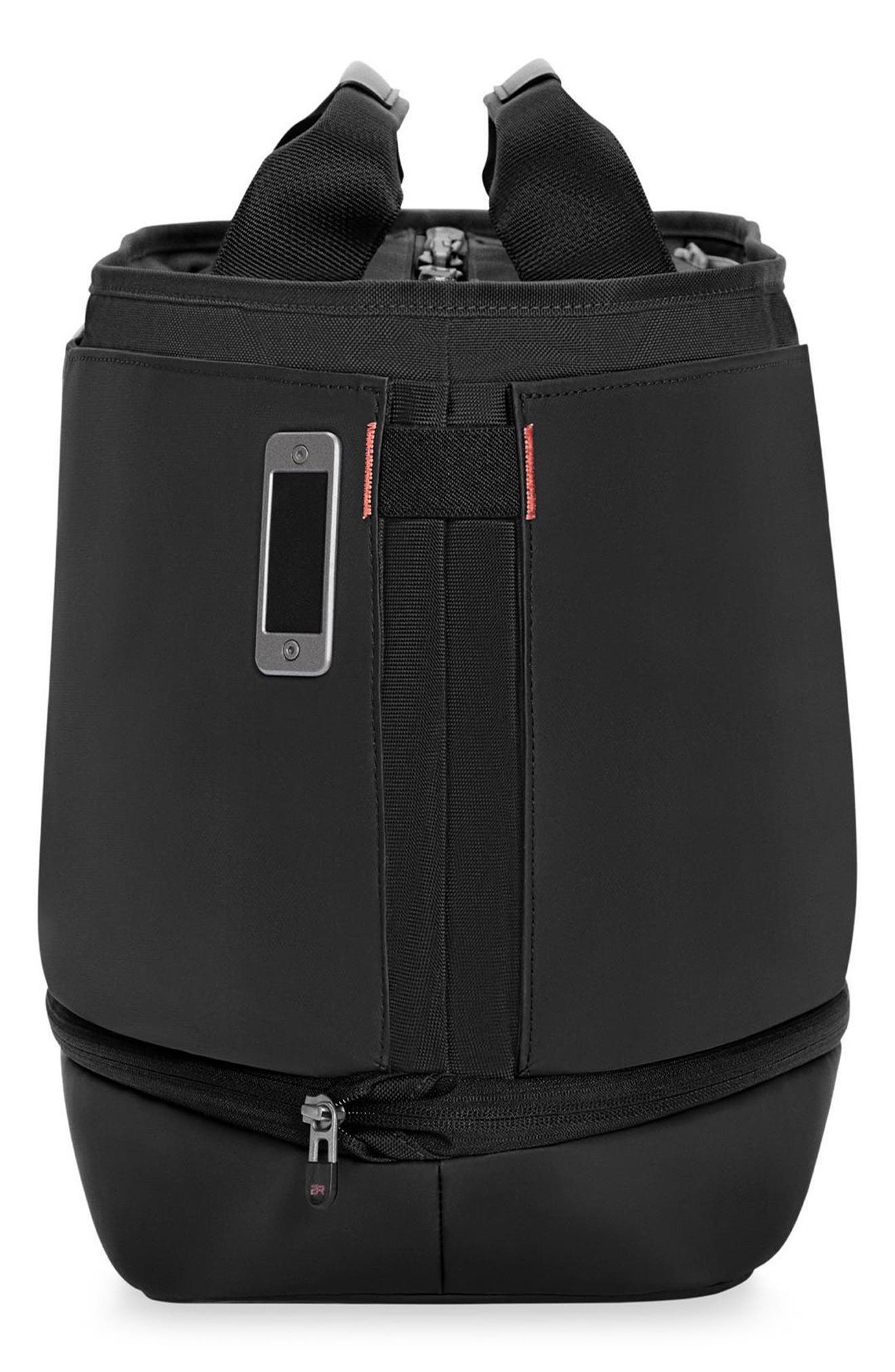 Briggs & Riley ZDX Expandable Overnighter, Alternate, color, Black