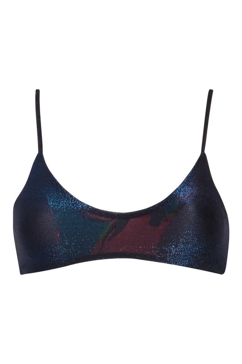 Liberties Scoop Neck Bikini Top, Main, color, BLUE