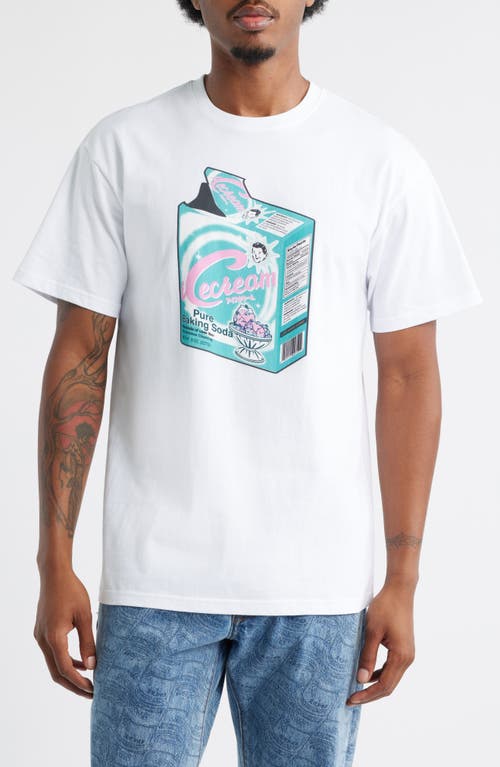 ICECREAM Baking Soda Graphic T-Shirt in White  product