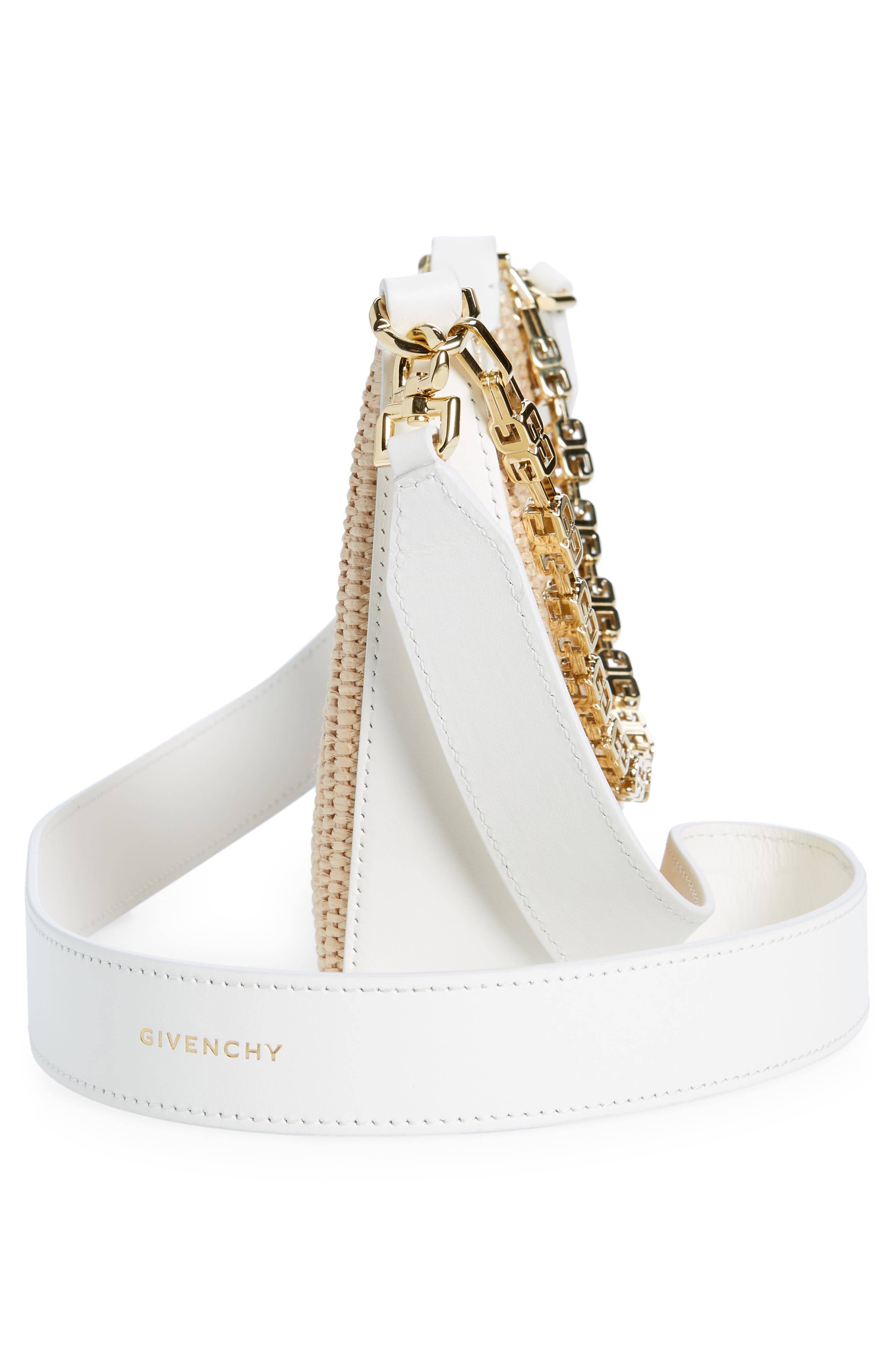 Givenchy Mini Moon Cutout Hobo Bag, Alternate, color, 