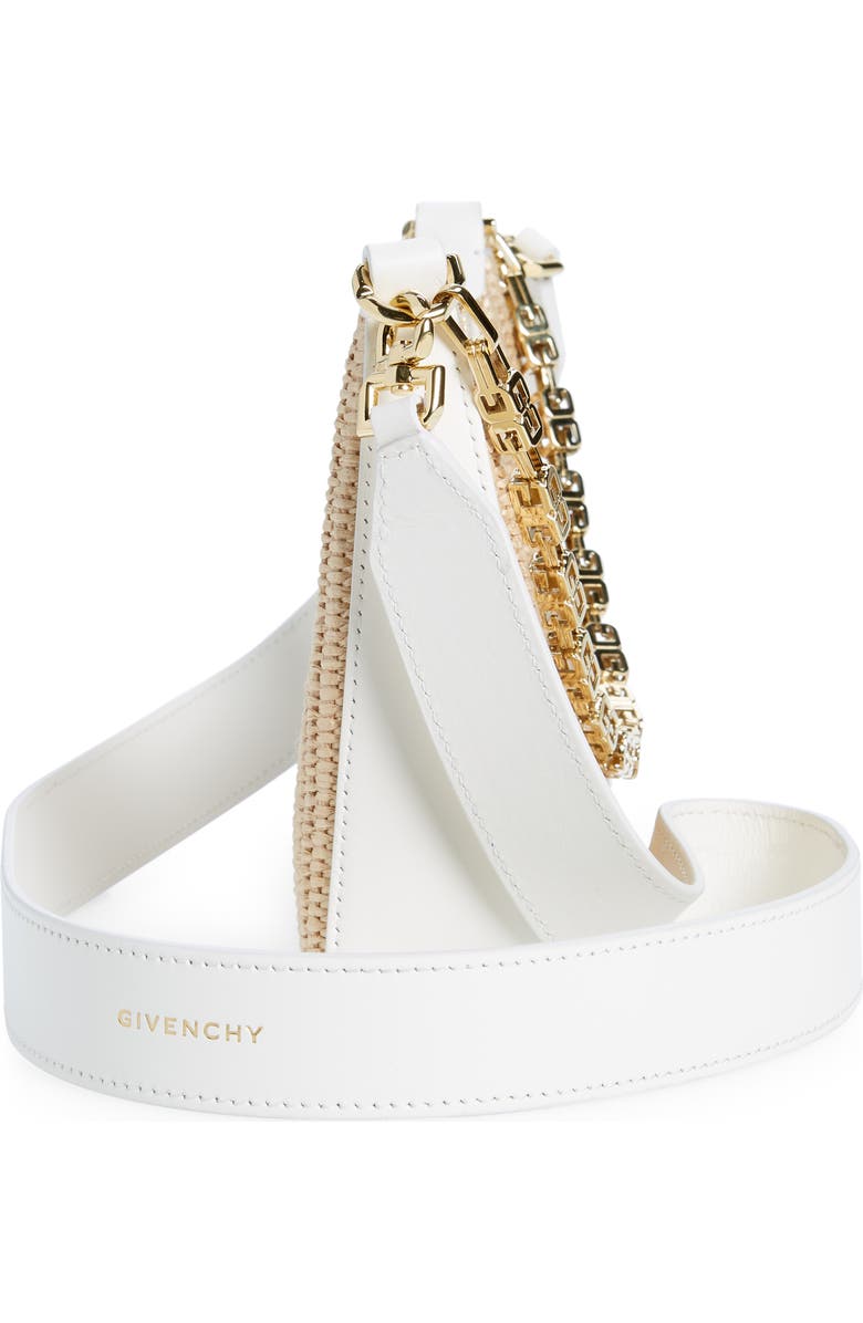 Givenchy Mini Moon Cutout Hobo Bag, Alternate, color,