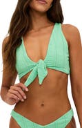 Beach Riot Dallas Tie Front Bikini Top