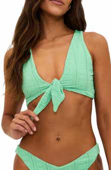 Beach Riot Dallas Tie Front Bikini Top
