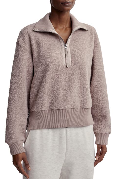 Roselle Recycled Polyester Fleece Half Zip Pullover