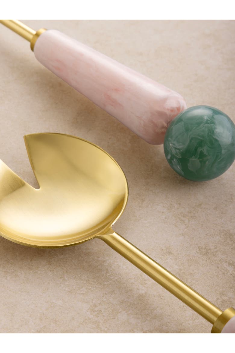 Copenhagen Salad Servers, Set of 2, Alternate, color, Multicolored
