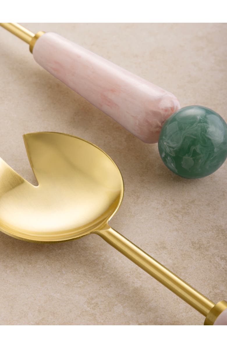 GAURI KOHLI Copenhagen Salad Servers, Set of 2, Alternate, color,