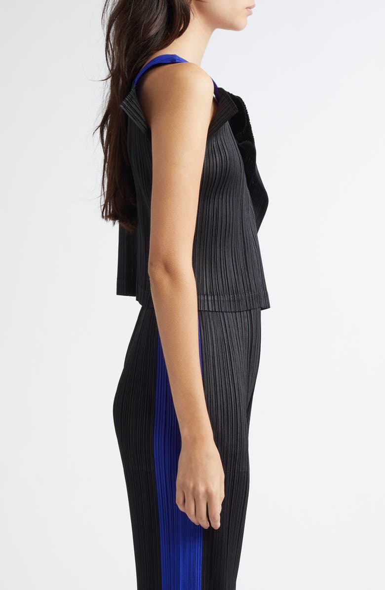 Pleats Please Issey Miyake Comet Colorblock Pleated Camisole, Alternate, color,