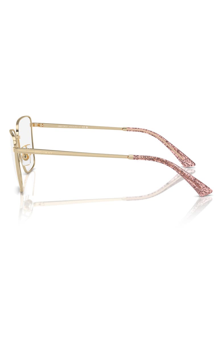 Jimmy Choo 55mm Pillow Optical Glasses, Alternate, color,