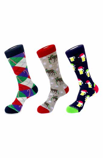 3-Pack Holiday Crew Socks