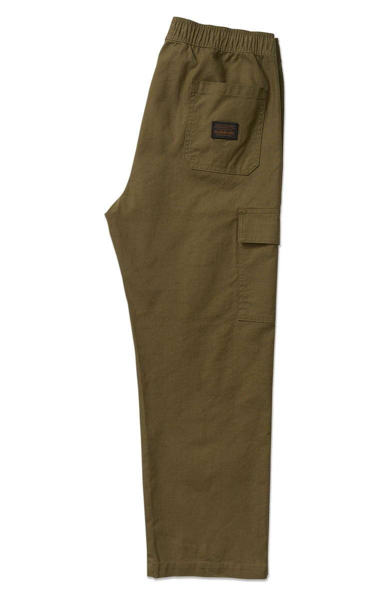 Billabong Mill Spec Garage Drawstring Cargo Pants, Alternate, color, Militant