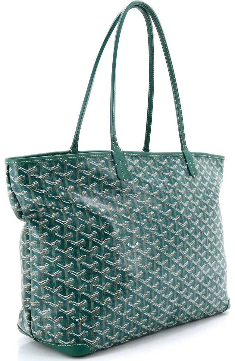 Pre-Owned Goyard Artois Tote Coated Canvas MM, Alternate, color, Green