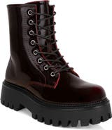 LONDON RAG Reginalda Faux Leather Combat Boot