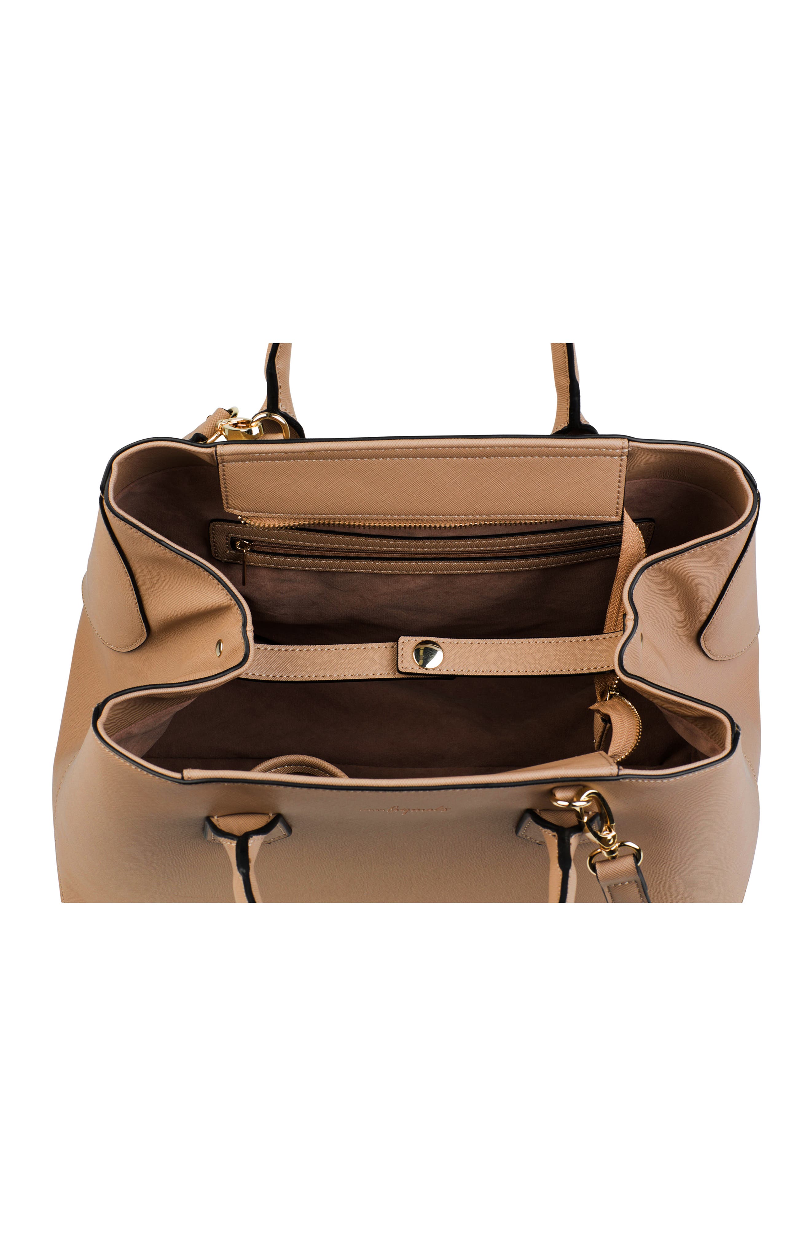 Be Kind Vegan Leather Tote, Alternate, color, TAUPE