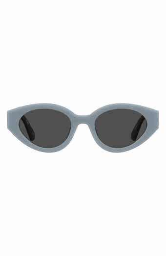 Moschino 51mm Oval Sunglasses