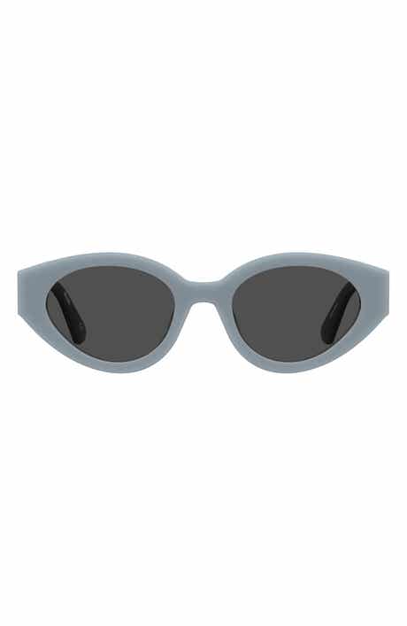 Moschino 51mm Oval Sunglasses