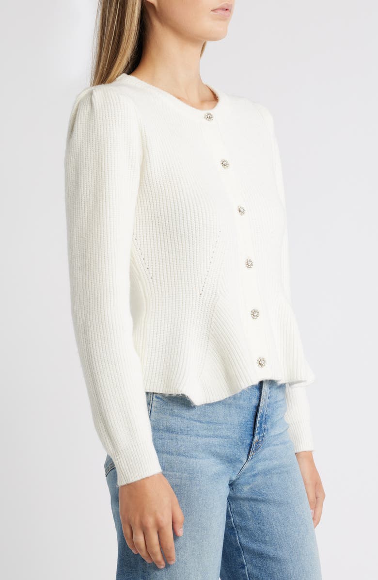 Keegan Peplum Cardigan
