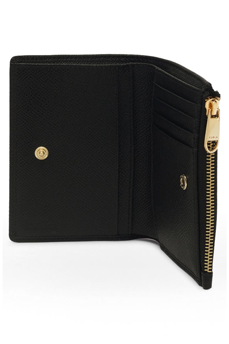 Bifold Zip Wallet, Alternate, color, NERO