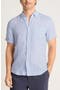 selected Light Blue Triton Stripe Linen