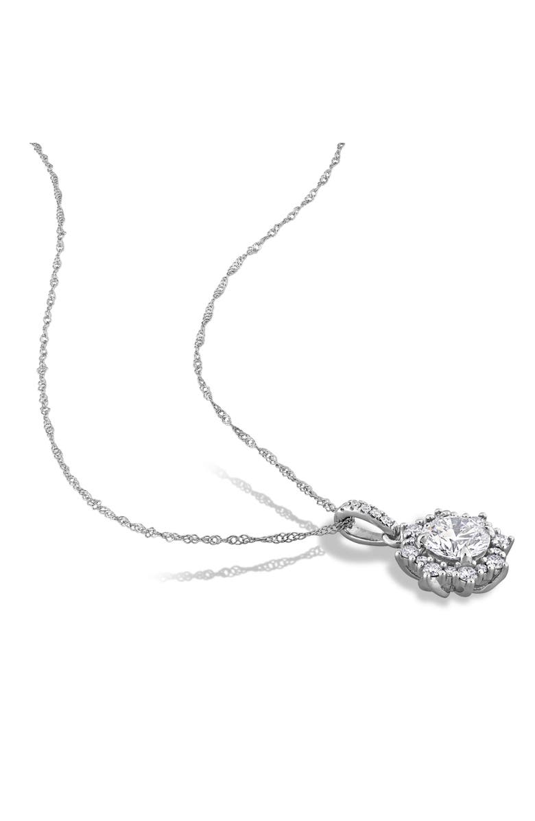 Julianna B. Lab-Grown Diamond Pendant Necklace 14k, Alternate, color, White Gold