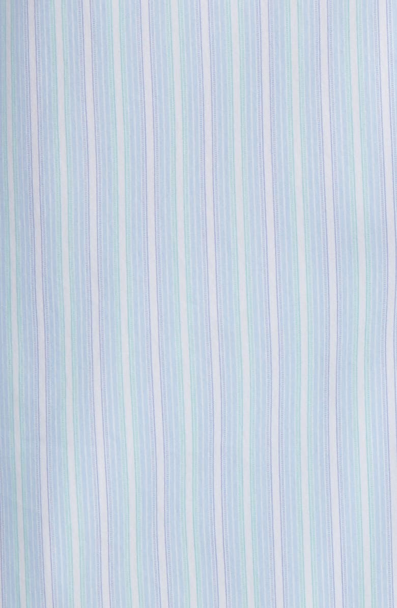 Tommy Bahama Sarasota Stretch Iris Vines Stripe IslandZone<sup>®</sup> Button-Up Shirt, Alternate, color, 