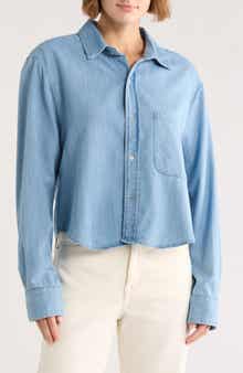 CISSA The Belle Denim Button-Up Shirt