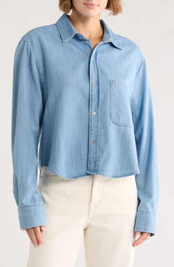 CISSA The Belle Denim Button-Up Shirt