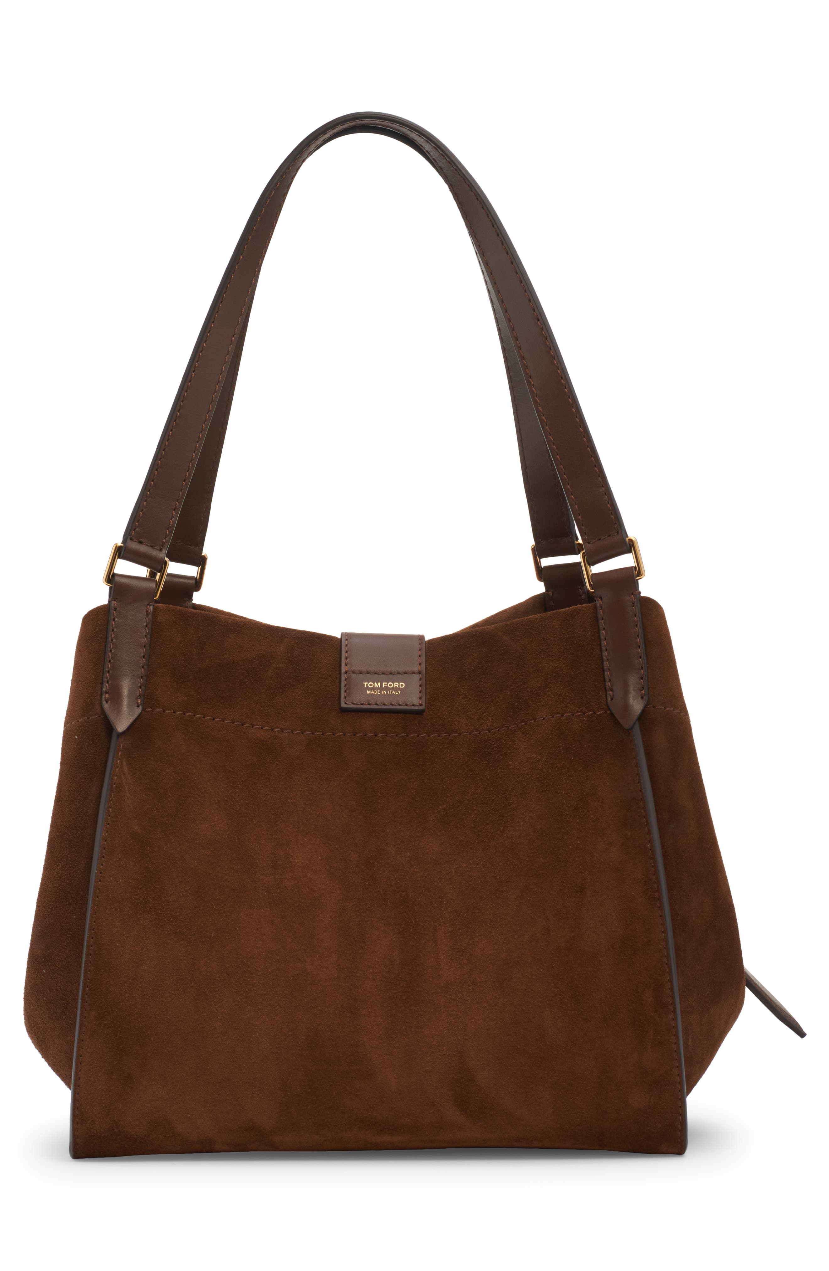 TOM FORD Medium Tara Suede Tote, Alternate, color, 