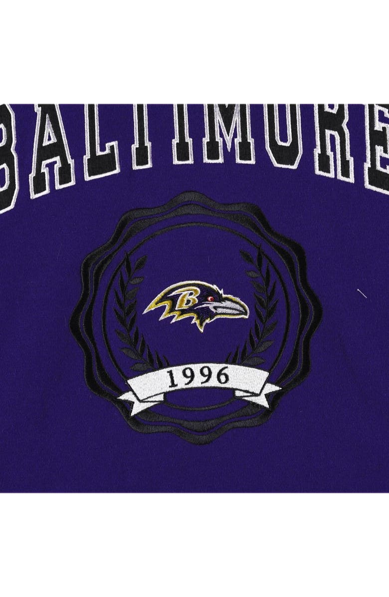 Tommy Hilfiger Women's Tommy Hilfiger Purple Baltimore Ravens Becca Drop Shoulder Pullover Hoodie, Alternate, color, 