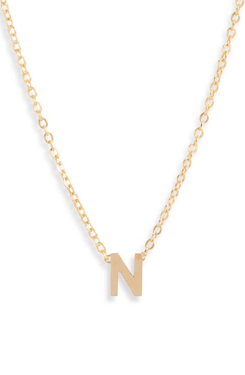 Cheyenne Initial Pendant Necklace