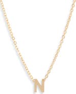 Set & Stones Cheyenne Initial Pendant Necklace