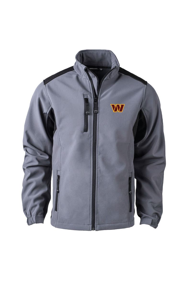 Men's Dunbrooke Charcoal Washington Commanders Softshell Fleece Full-Zip Jacket, Alternate, color, Charcoal