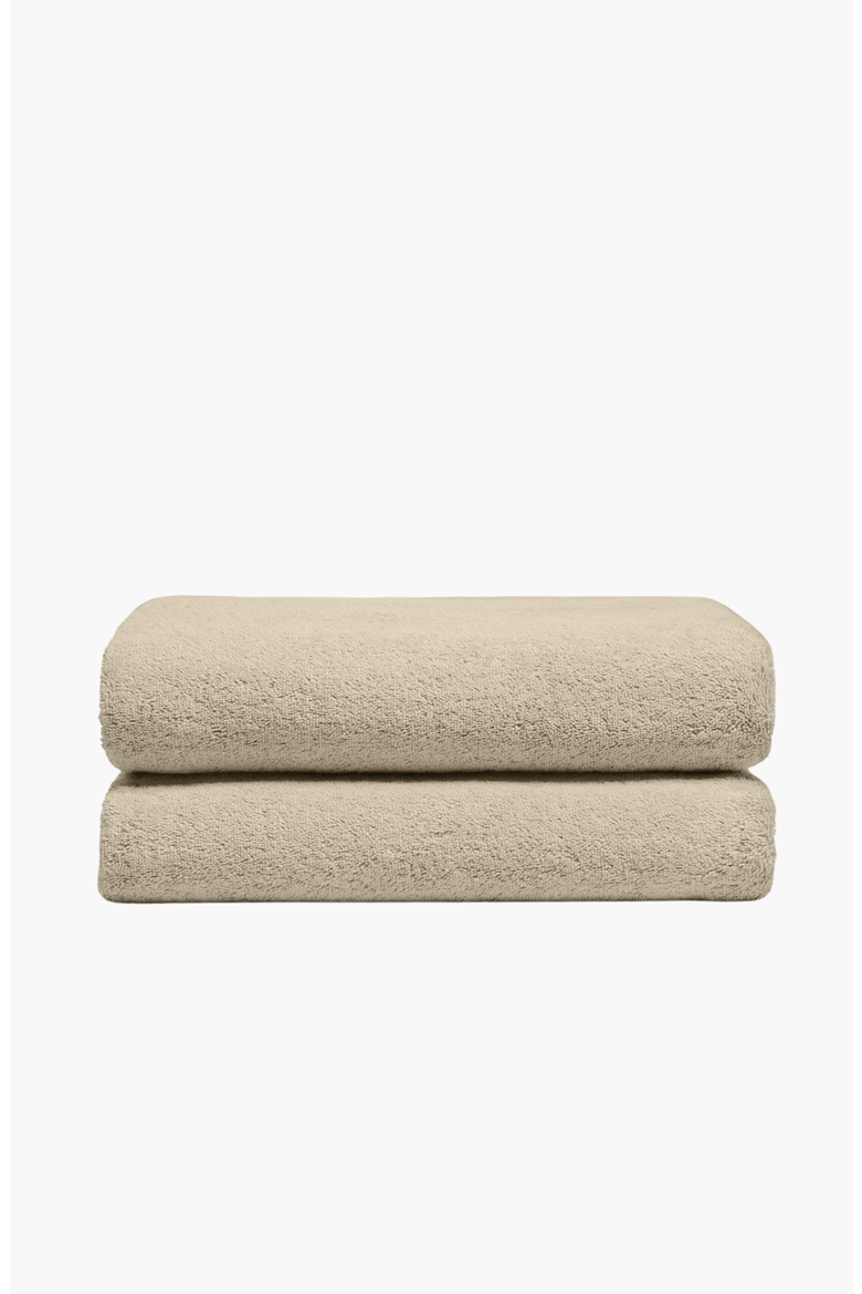 Ultraplush Australian Cotton 2-piece Bath Towel Set, Main, color, Sand