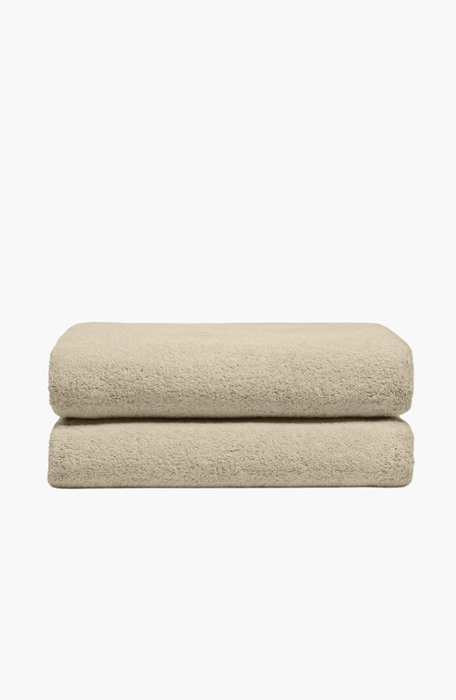 Italic Ultraplush Australian Cotton Bath Towels In Brown
