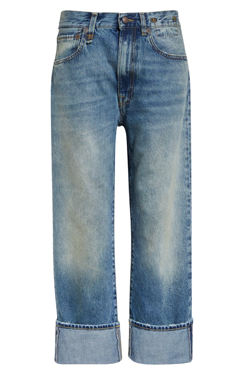 R13 Cuffed X-Boyfriend Jeans, Main, color, Jasper