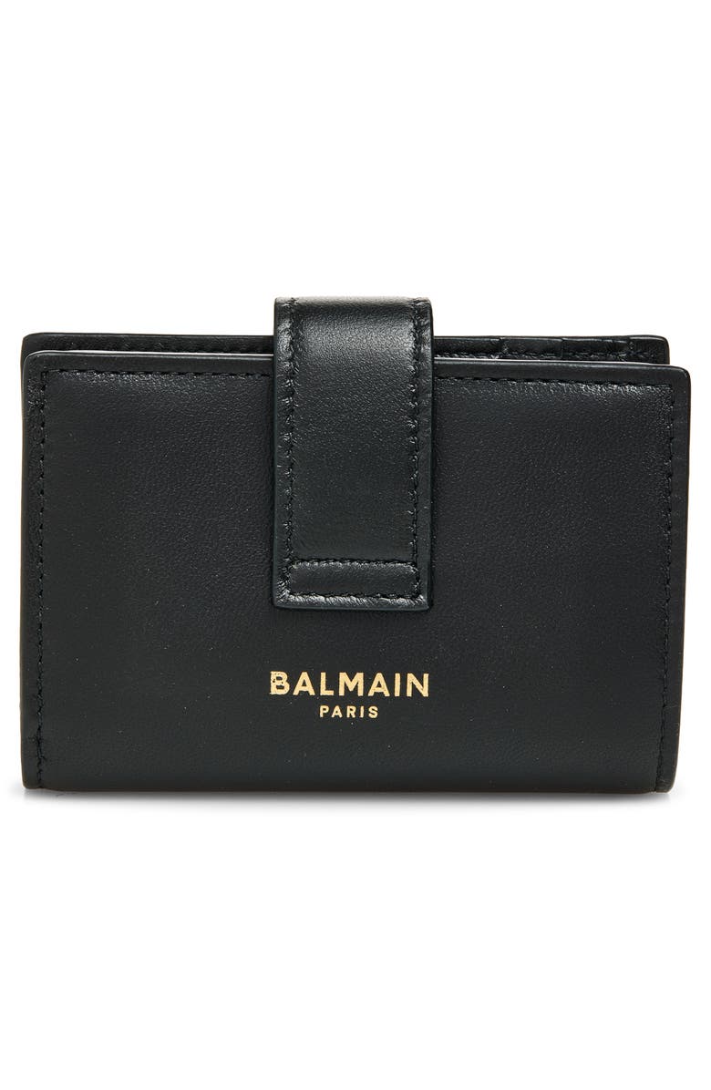 Balmain Pulse Coin Purse, Alternate, color, 0Pa Black