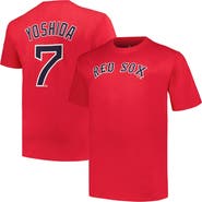 PROFILE Men's Masataka Yoshida Red Boston Red Sox Big & Tall Name & Number T-Shirt