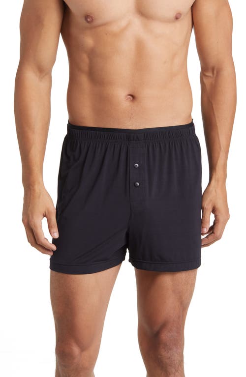 2(x)ist Knit Modal Boxers in Black Beauty 