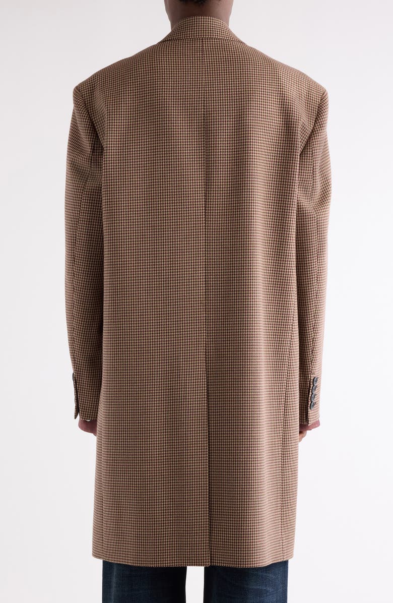 Acne Studios Otam Houndstooth Wool Coat, Alternate, color, Multi Brown